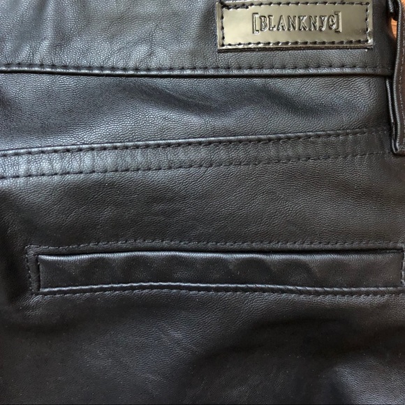Blank NYC - vegan leather pants. New condition. - Picture 7 of 8